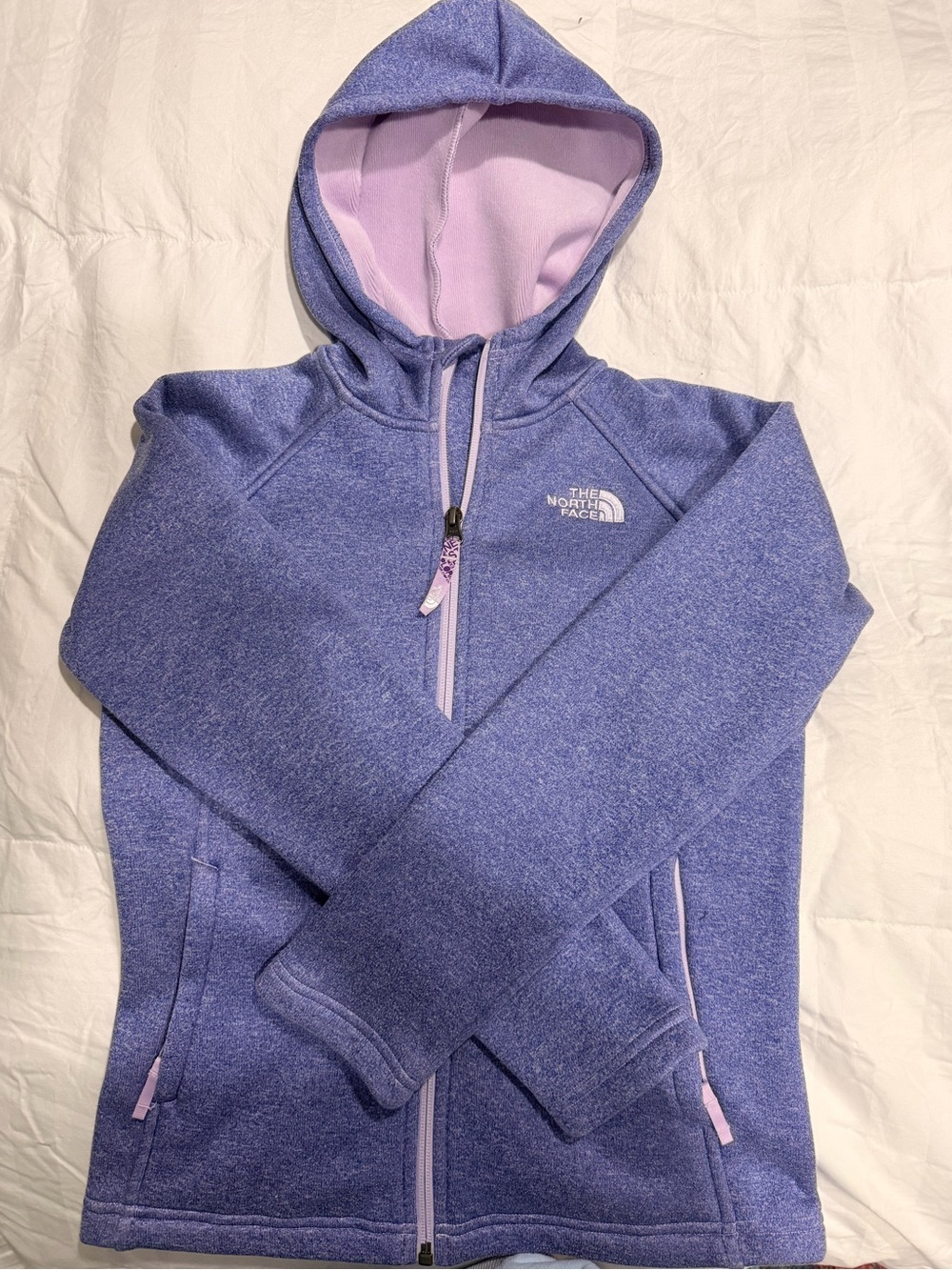 The North Face Girls' Purple ZipUp